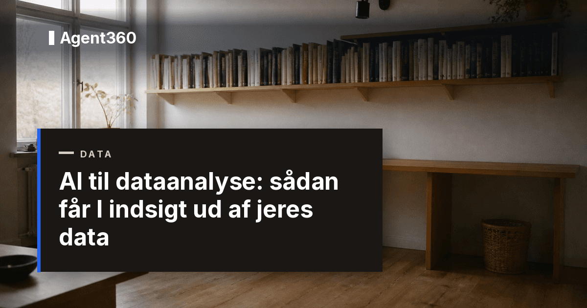 AI til dataanalyse: sådan får I indsigt ud af jeres data