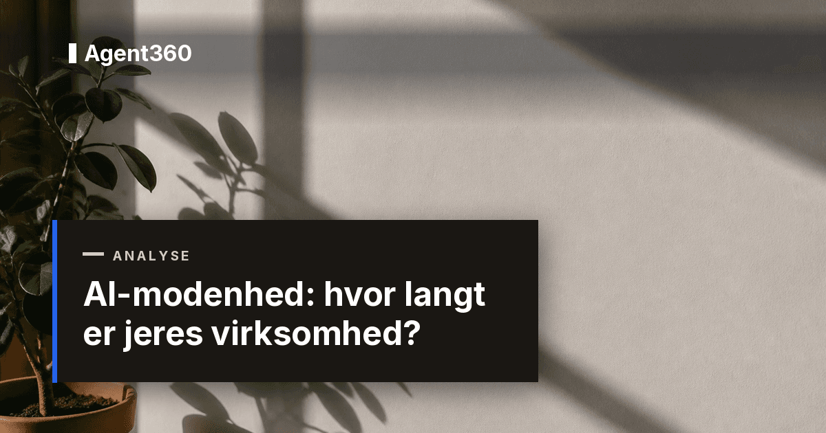AI-modenhed: hvor langt er jeres virksomhed?