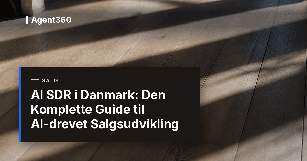 AI SDR i Danmark: Den Komplette Guide til AI-drevet Salgsudvikling (2026)
