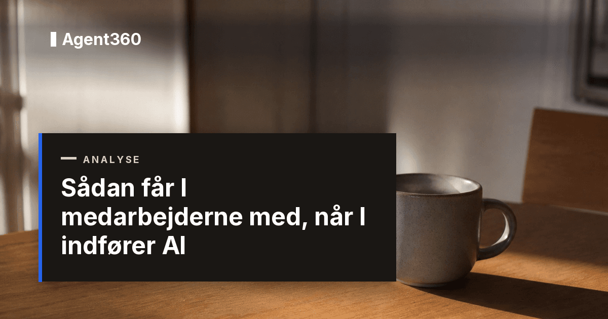 Sådan får I medarbejderne med, når I indfører AI