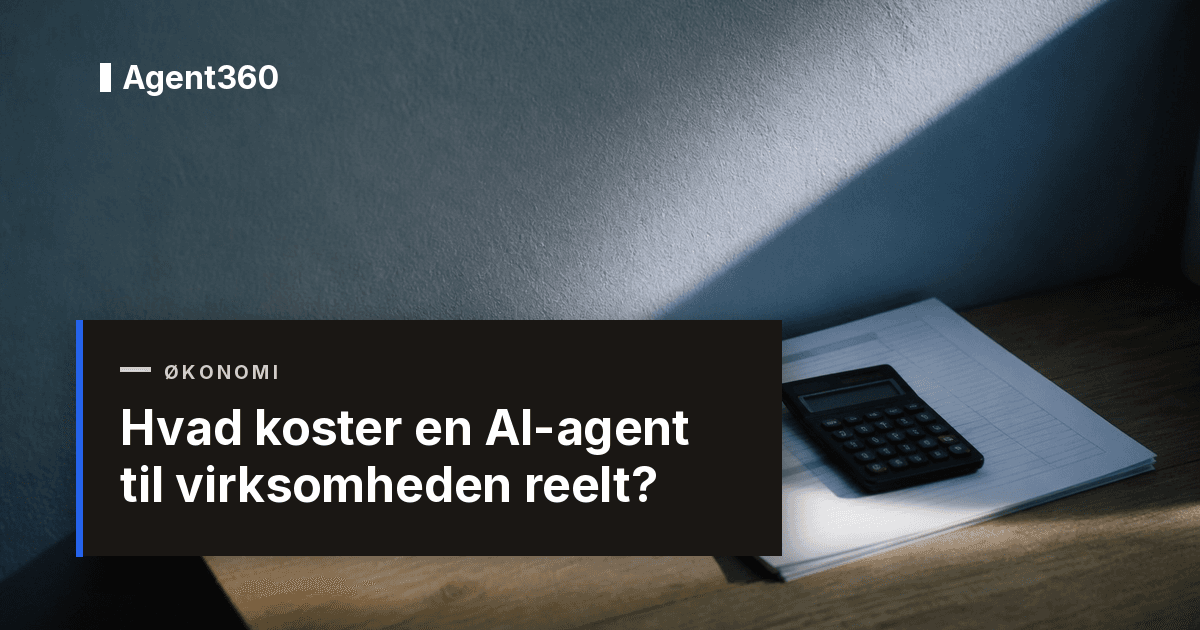 Hvad koster en AI-agent til virksomheden reelt?