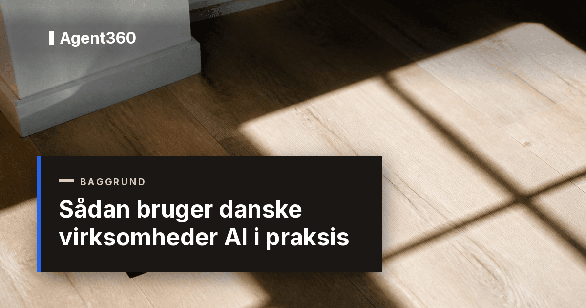 Sådan bruger danske virksomheder AI i praksis