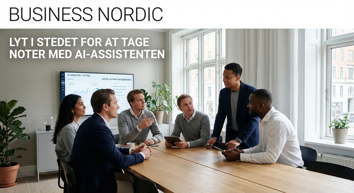 Lyt i stedet for at tage noter med AI-assistenten